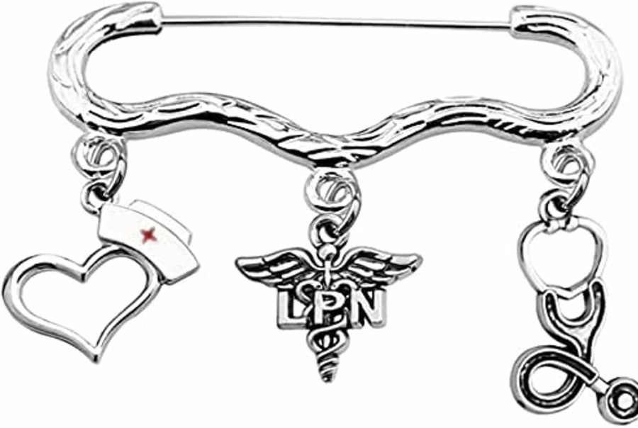 Best UJIMS Ujims Nurse Gift Medical Symbol Lapel Pin Nurses Day Gift For Nurse Practitioner Female Rn Lpn Paramedic Nursing Graduation Jewelry