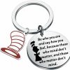 Hot BLEOUK Bleouk Dr Inspirational Keychain Seuss Teacher Thank You Gift Motivational Quote Gift