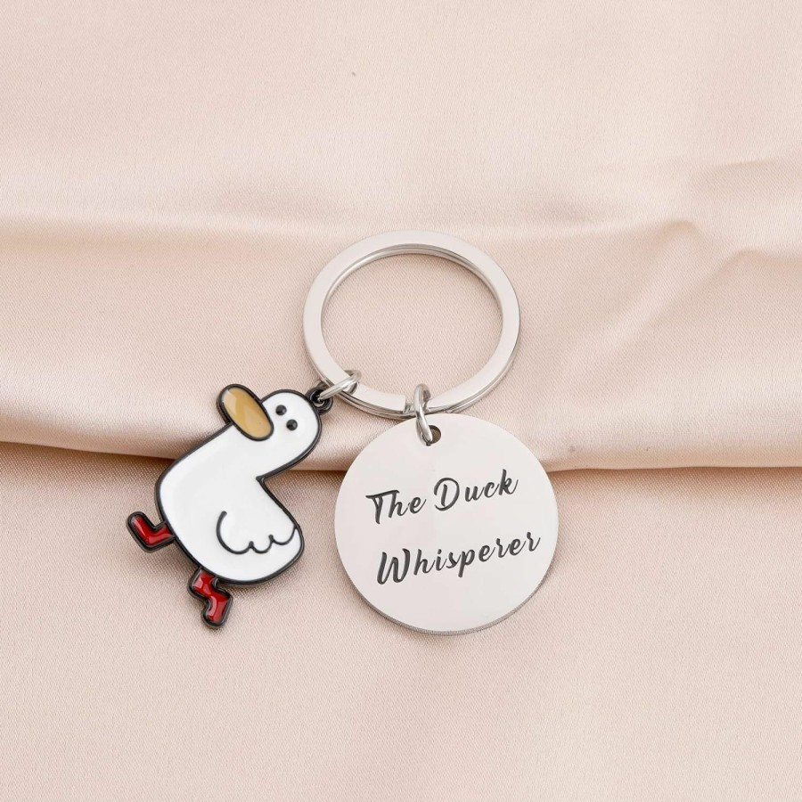 Clearance bobauna Bobauna Duck Keychain Duck Lover Gift The Duck Whisperer Duck Jewelry Duck Owner Gift