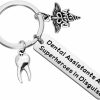 Clearance Lywjyb Birdgot Lywjyb Birdgot Dental Assistant Keychain Dental Assistants Are Superheroes In Disguise Keychain Da Graduation Gift