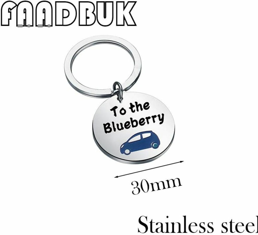 Hot FAADBUK Faadbuk Tv Show Inspired Keychain To The Blueberry Blueberry Gift Tv Show Gift