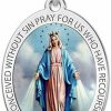 Best PicturesOnGold.com Picturesongold.Com Miraculous Medal Necklace Catholic Virgin Mary Pendant Oval Pendants For Women & Men Crafted In 10K/14K Yellow Or White Gold & Sterling Silver Christian Gifts For Men & Women Or First Communion Gifts For Boys Or Girls