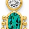 Hot Auriga Fine Jewelry Auriga Fine Jewelry 14K Yellow Gold Birthstone Boy Charm Pendant (L- 19 Mm, W- 9 Mm) Fine Jewelry For Women