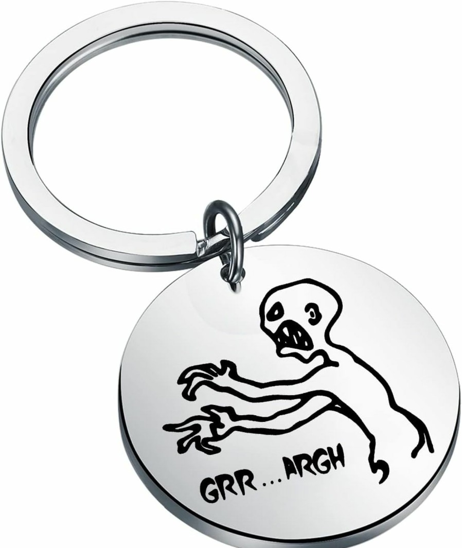 Clearance OKEYCH Okeych Btvs Tv Show Inspired Gift Grr Argh Keychain Buffy Fan Jewelry Btvs Merchandise