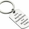 Best Ikunne Funny Gifts Keychain Let'S Keep The Dumbfuckery To A Minimum Today Motivational Gifts For Friends