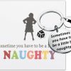 Online BLEOUK Matildda The Musical Keychain Broadway Musical Gift Fans Gift Sometime You Have To Be A Little Bit Naughty