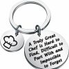 New BEKECH Bekech Chef Gift A Truly Great Chef Is Hard To Find Chef Hat Charm Keychain Cooking Jewelry