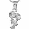 Hot Claddagh Gold Sports Charm 925 Sterling Silver Cheerleader Charm Pendant Necklace - Choice Of Pendant Only Or Chain Length