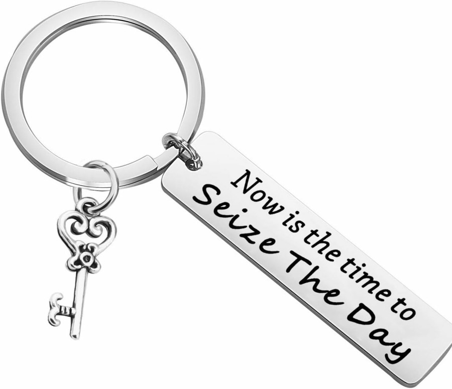 Online FOTAP Fotap Inspired Gift Now Is The Time To Seize The Day Musical Theatre Keychain Broadway Musical Gift (Seize To Day Key)