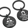 Clearance FAADBUK Faadbk Step Brothe Inspired Gift Best Friends Keychain You Have To Call Me Nighthawk/Dragon