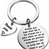 New FUSTMW Fustmw Friends Thank You Gift Friends Keychain I Feel So Lucky That My Friend Is You Friendship Jewelry Going Away Gifts