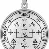 Clearance Moonlight Mysteries Moonlight Mysteries Sterling Silver Sigil Of Archangel Uriel Talisman Pendant