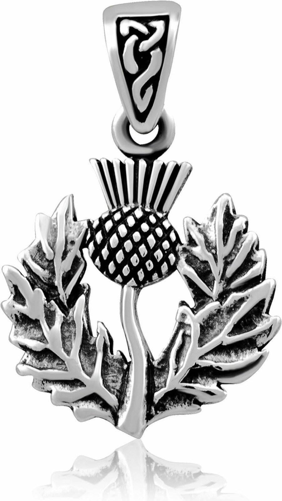 Online W | S WITHLOVE SILVER Withlovesilver Sterling Silver 925 Charm Classic Scottish Style Thistle With Celtic Bale Pendant