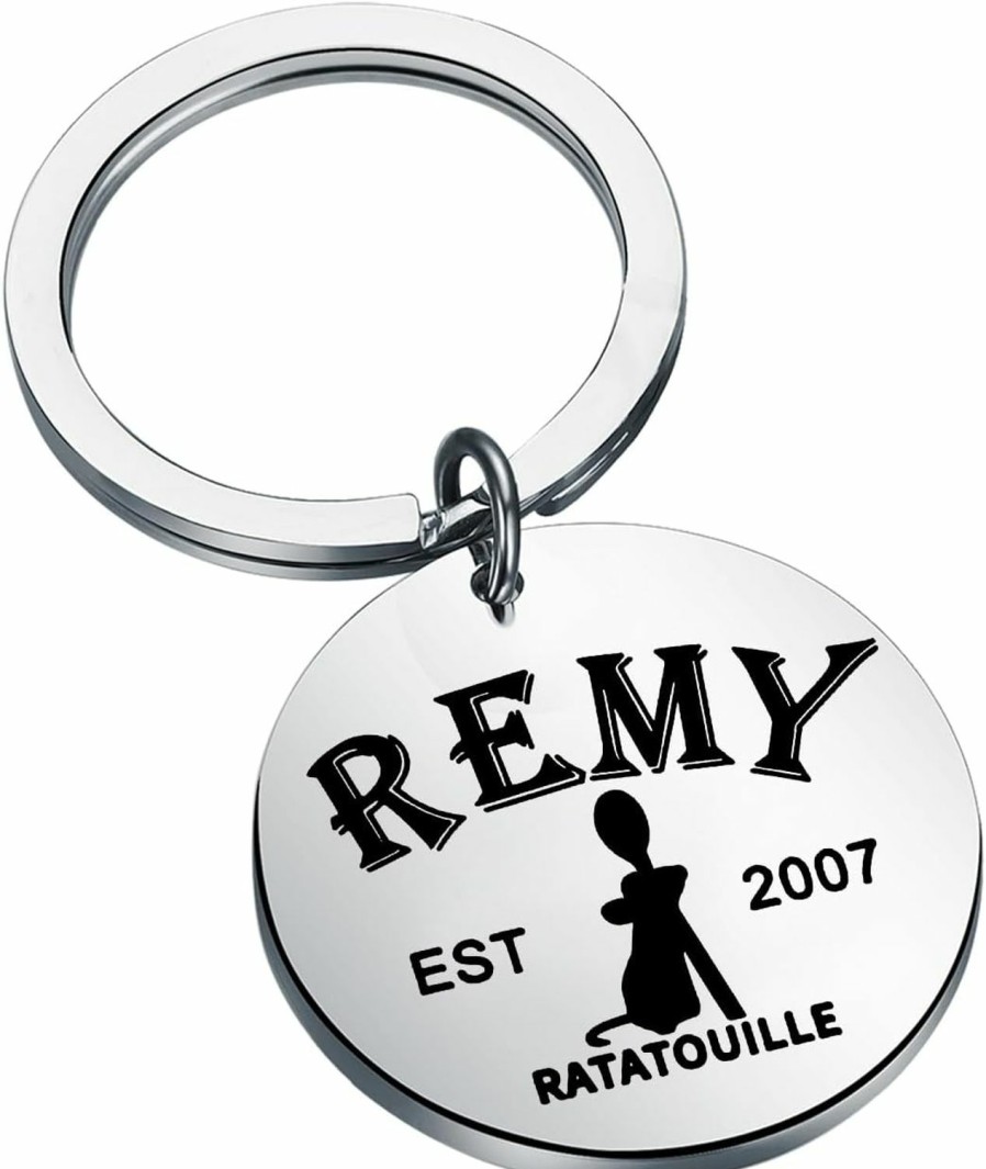 Online KUIYAI Kuiyai Remy Chef Movie Merchandise Gift Remy Lovers Remy Rat Gift Wdw Magic Kingdom Gift Remy Ratatouille Est 2007 Keychain