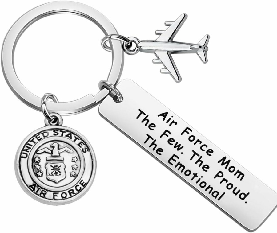 Wholesale LQRI Lqri Military Mom Gift The Few The Proud The Emotional Keychain For Army Mom Navy Mom Air Force Mom