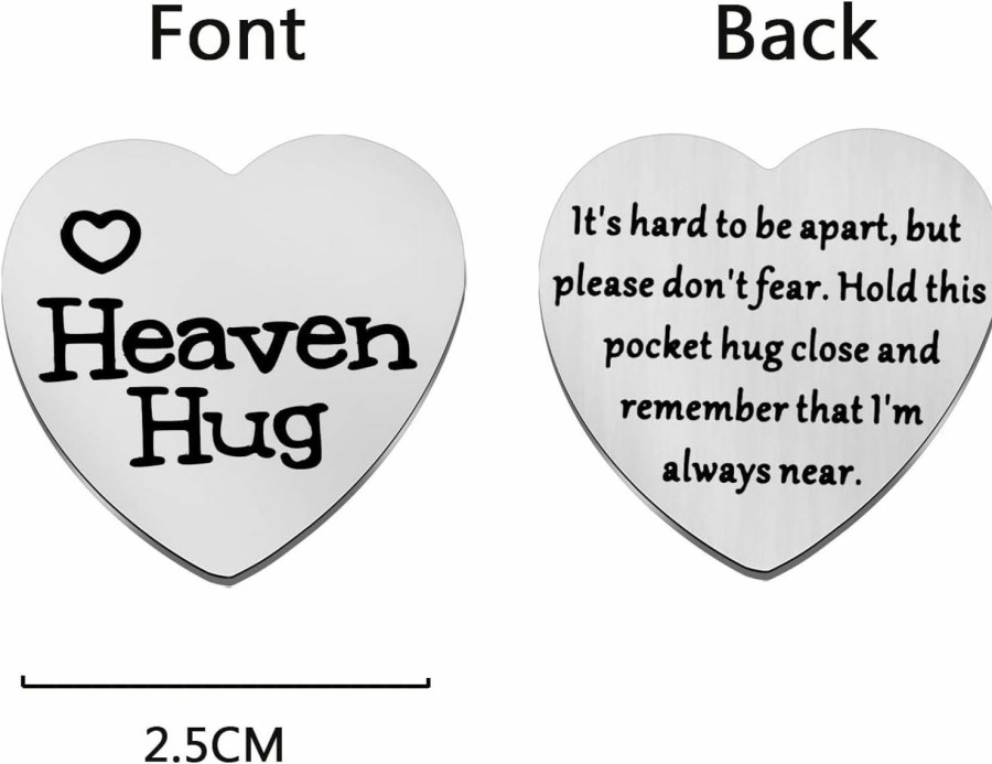 Clearance BLEOUK Bleouk Pocket Hug From Heaven Pocket Token Condolences Bereavement Gift Keepsake Jewelry