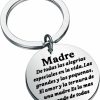 Best BEKECH Bekech Madre Keychain Spanish Mom Gifts For Madre Gift Regalos Para Mama Mother Gift