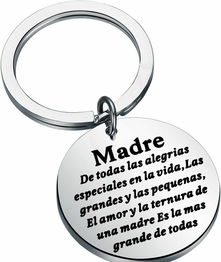 Best BEKECH Bekech Madre Keychain Spanish Mom Gifts For Madre Gift Regalos Para Mama Mother Gift