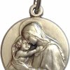 New I G J Madonna With Child Silver Medal - The Patron Saints Medals - Made In Italy