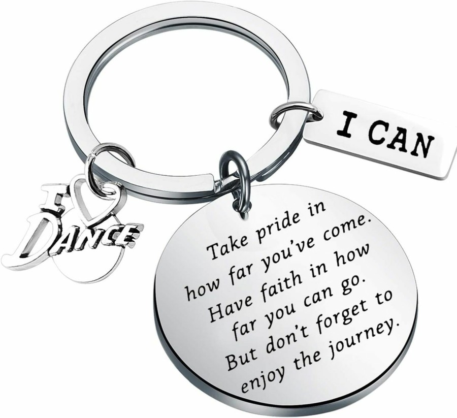 Hot FUSTMW Fustmw Dance Keychain Dancer Gifts Dance Team Inspiration Gifts Dancer Lovers Gifts