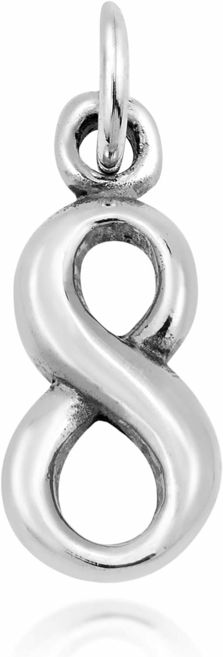 Clearance AeraVida Aeravida Trendy .925 Sterling Silver Number '8' Pendant Charm