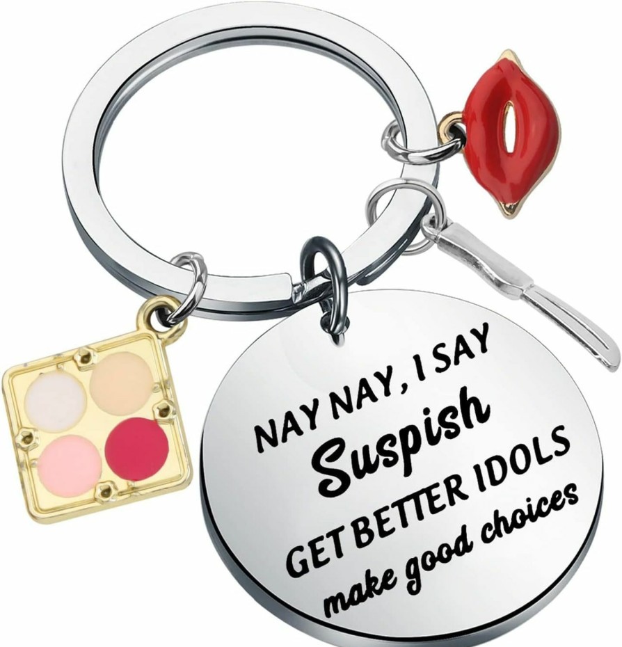 Online TIIMG Tiimg Bailey Merch Nay Nay I Say Suspish Get Better Idols Make Good Choices Keychain For True Crime Show Lover