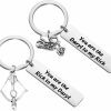 New PLITI Pliti Movie Inspired Gifts Fans Gift Brother Best Friend Keychain Set Of 2 Keyring Friendship Gifts