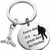 Wholesale Lywjyb Birdgot Lywjyb Birdgot Hockey Keychain Every Day Is A Great Day For Hockey Gifts For Hockey Players