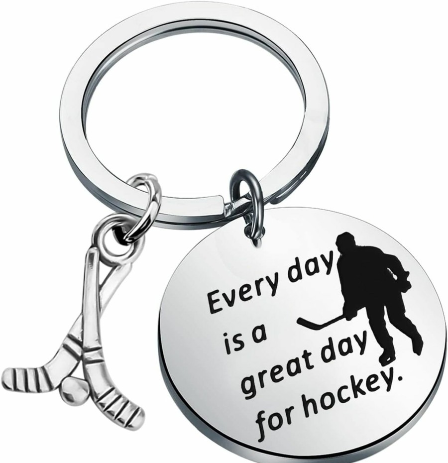 Wholesale Lywjyb Birdgot Lywjyb Birdgot Hockey Keychain Every Day Is A Great Day For Hockey Gifts For Hockey Players