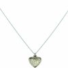 Best Pirantin 8 Wedding Anniversary 100% Bronze Hammered Heart Pendant