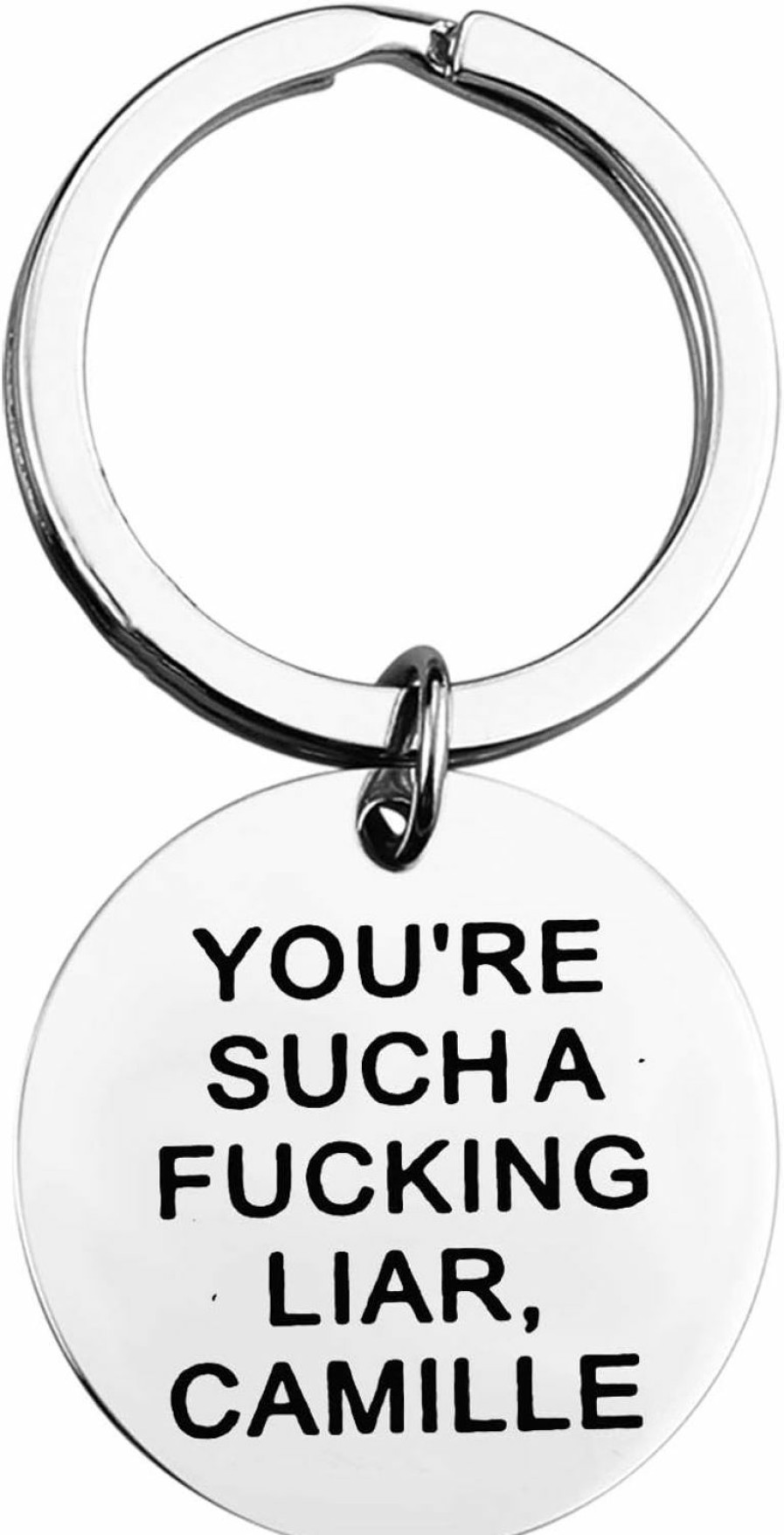 New BLEOUK Bleouk Brav Inspired Keychain Tv Show Lover You'Re Such A Fucking Liar Camille Beverly Hills