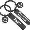 Clearance FAADBUK Faadbuk Stepbrothes Inspired Gift Best Friends Keychain Set Bff Gift Did We Just Become Best Friends? Yup!