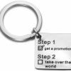 Clearance MYOSPARK Myospark Job Promotion Keychain Funny Promotion Gift Idea New Adventure Gift Inspirational Jewelry