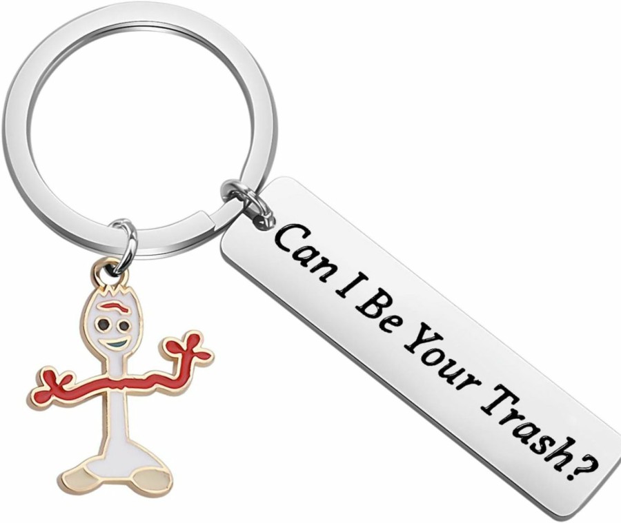 New FOTAP Fotap Can I Be Your Trash Keychain Forky Keychain