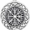 Hot W | S WITHLOVE SILVER Withlovesilver Solid 925 Sterling Silver Vegvisir Talisman Celtic Viking Protection Pendant