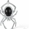 New Santuzza Santuzza Sterling Silver Halloween Gemstone Pendant For Women