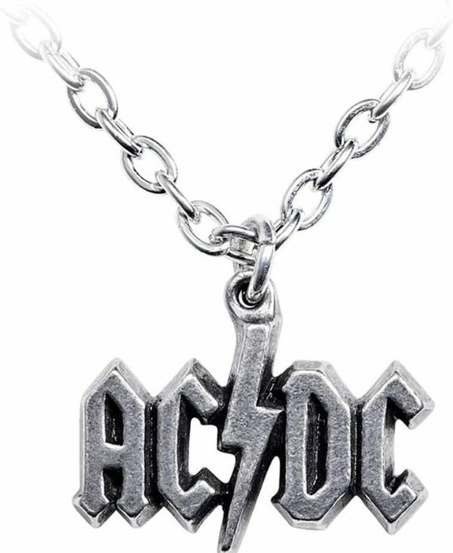 Best Alchemy Gothic Alchemy Rocks Ac/Dc: Lightning Logo Pendant