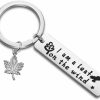 Wholesale MYOSPARK Myospark I Am A Leaf On The Wind Firefly Inspired Serenity Keychain With Leaf Charm For Firefly Fan