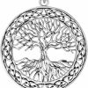 New W | S WITHLOVE SILVER Withlovesilver Solid 925 Sterling Silver Celtic Knots Tree Of Life Earth Root Pendant