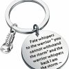 New BEKECH Bekech Boxing Keychain Boxing Glove Keychain Future Boxer Gift Fate Whispers To The Warrior I Am The Storm Gift