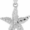 Hot Sea Life Collection Sea Life Collection 925 Sterling Silver Starfish Seastar Pendant