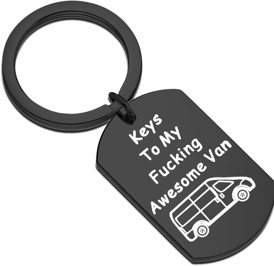 Online Lywjyb Birdgot Lywjyb Birdgot Camper Gift Keys To My Fucking Awesome Van Keychain Camper Jewelry