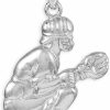 Hot Claddagh Gold 925 Sterling Silver Baseball Catcher Sports Charm Pendant