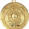 Wholesale Claddagh Gold 14K Yellow, White, Or Rose Gold Viking Horseshoe Shield Norse Charm Pendant - Choice Of Metal