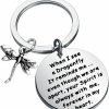 Clearance PENQI Penqi Dragonfly Jewelry Dragonfly Memorial Gift Your Spirit Is Always With Me Keychain Loss Of Loved One Gift