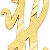 Hot Ice on Fire Jewelry Ice On Fire Jewelry 10K Gold Initial Pendant