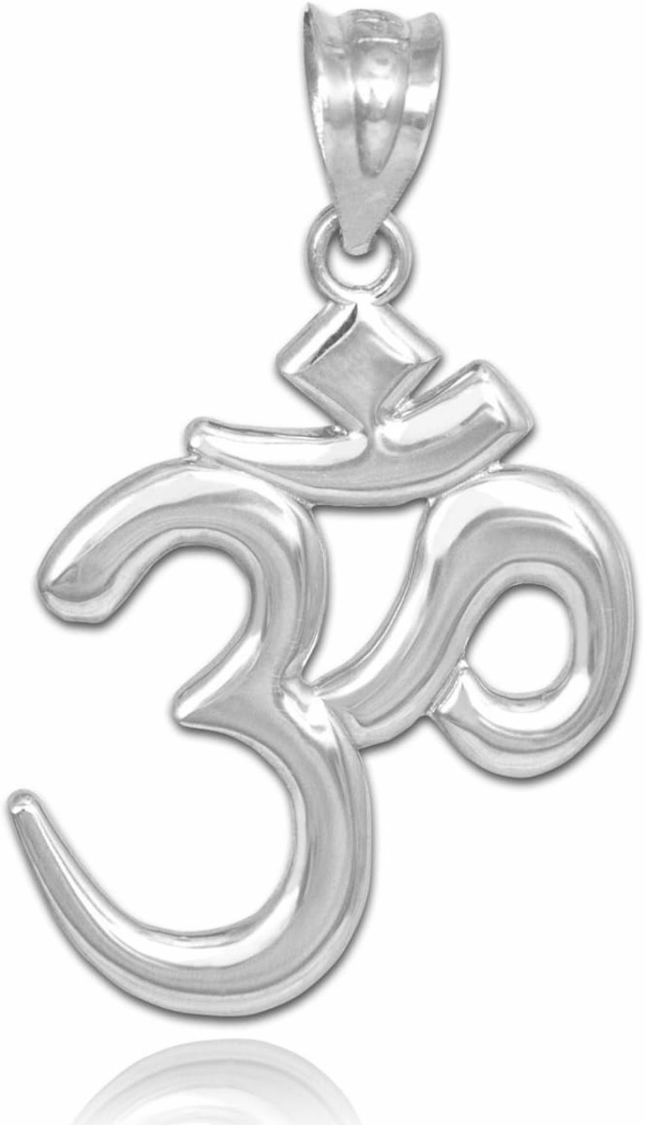 Online Claddagh Gold Solid 925 Sterling Silver Hindu Meditation Charm Yoga\"Om\" (Aum) Pendant