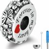 Online APOTIE Sterling Silver Cremation Urn Bead Charm For Ashes - S925 Holds Ash Keepsake Pendant Love Heart Memorial Jewelry Gifts For Women Loss Loved One