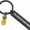 Hot FAADBUK Faadbuk Tv Show Inspired Keychain I'Ve Heard It Both Ways Tv Show Quote Pineapple Lover Gift