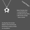 Clearance Lywjyb Birdgot Lywjyb Birdgot Football Necklace Football Fan Gift Football Girl Gift Soccer Gift For Women Mother